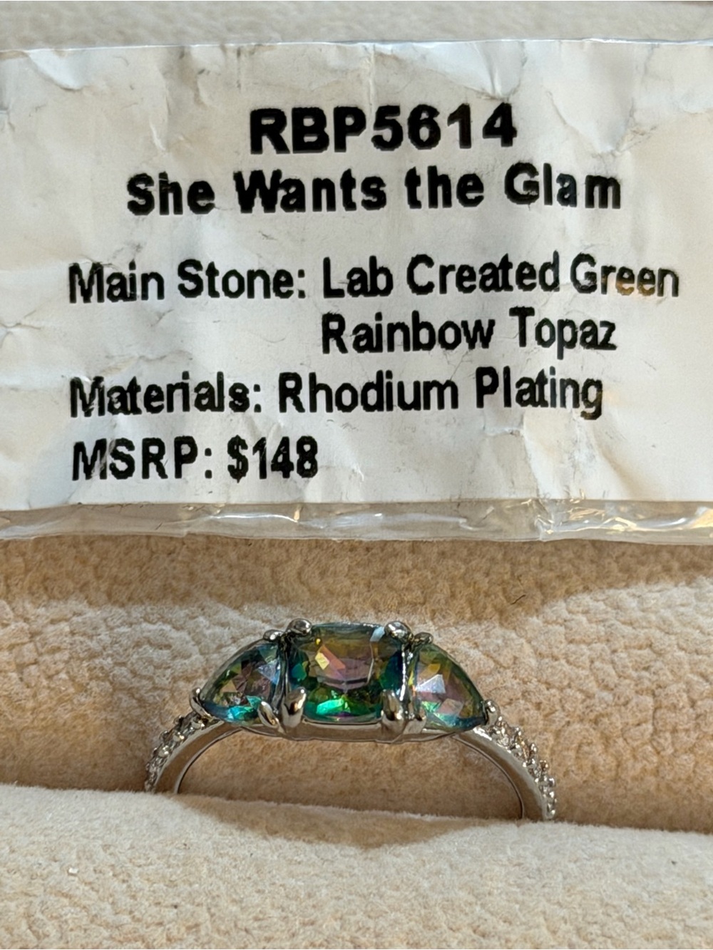 Bomb Party Ring RBP5614 Size 8 - Picture 3 of 3